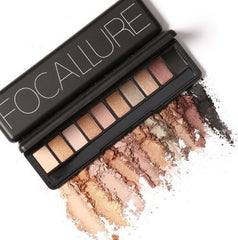 Focallure Ten Colors Eye Shadow Makeup Shimmer Matte