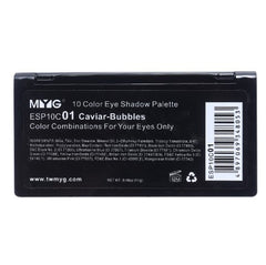 10 Warm Color Matte Eyeshadow Palette