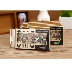 12 Colors Eyeshadow Gold Smoky Makeup Palette