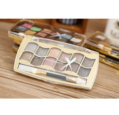 12 Colors Eyeshadow Gold Smoky Makeup Palette