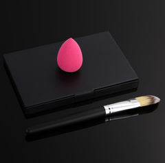 3 in1 Set 15 Color Concealer Palette + Makeup Brush + Cute Pink Sponge