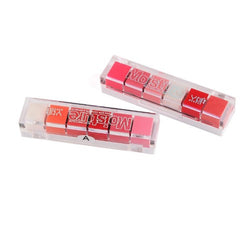 6 Color Makeup Lip Gloss Lipstick Cream Palette