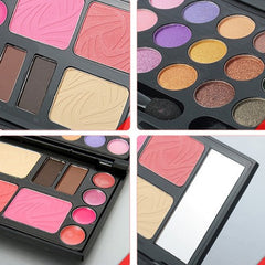 Eye Shadow Palette Shimmer Box Lip Gloss Make Up Set
