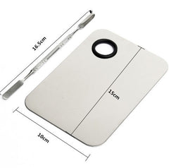 Cosmetic Nail Makeup Mixing Palette Spatula Tool