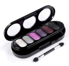 Double-deck 6 Colors Shimmer Eyeshadow Palette