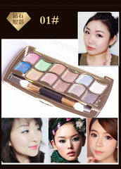 12 Colors Eyeshadow Gold Smoky Makeup Palette