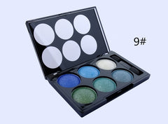 Glitter Eye Shadow Plate Smoked Eyeshadow Palette