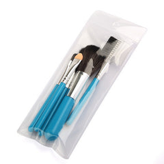 Mini 5Pcs Blue Makeup Brushes Cosmetics Tools