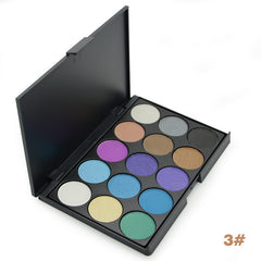 15 Earth Color Matte Shimmer Pigment Eyeshadow Make Up Palette