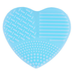 Heart Shape Makeup Wash Brush Silica Glove Scrubber