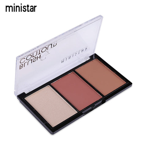 Blusher Bronzer Highlighter Pressed Powder
