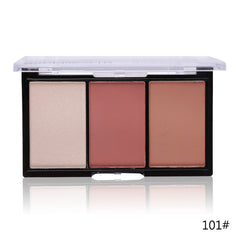 Blusher Bronzer Highlighter Pressed Powder
