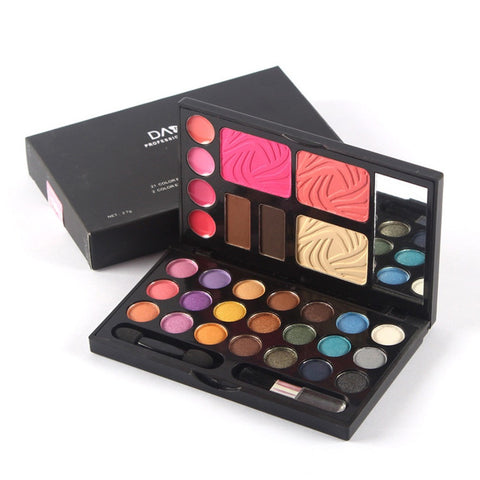 Eye Shadow Palette Shimmer Box Lip Gloss Make Up Set